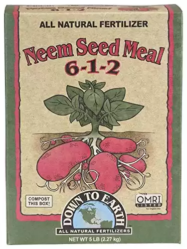 Down to Earth Organic Neem Seed Meal Fertilizer