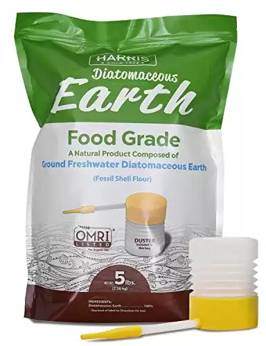 Diatomaceous Earth Food Grade, 5lb with Powder Duster